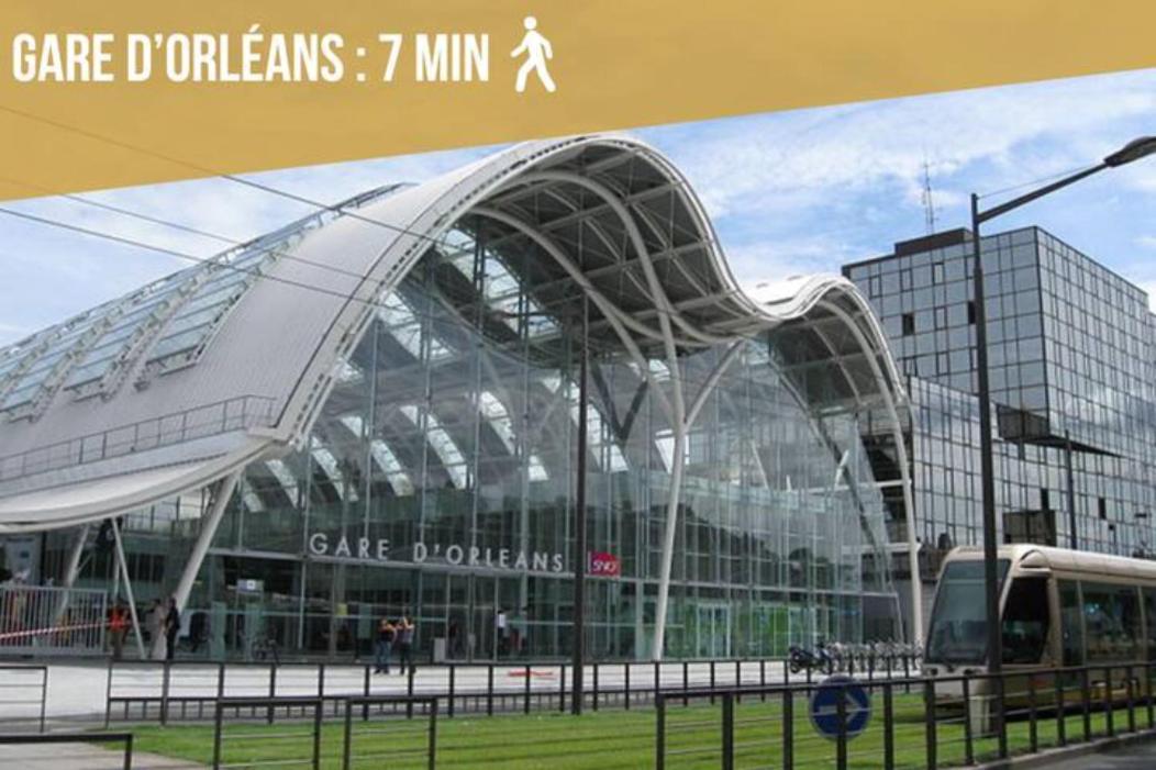T2 Gare + Parking Appartement Orléans Buitenkant foto