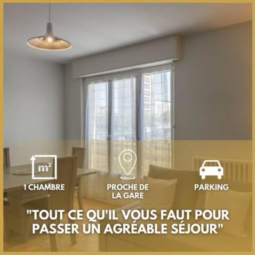T2 Gare + Parking Appartement Orléans Buitenkant foto